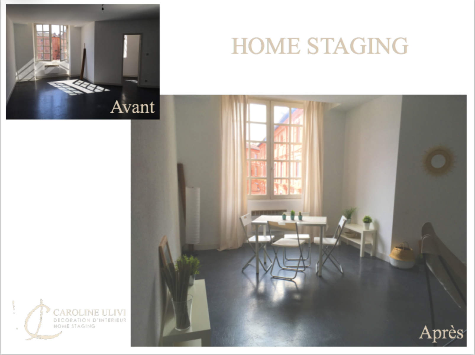 Home staging coin repas